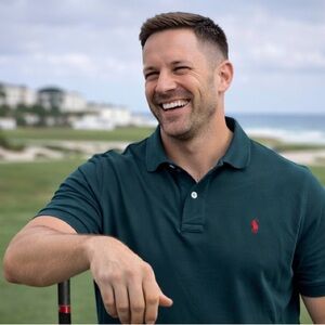 Polo Ralph Lauren Mens Size Large Green Cotton Golf Work Dress Beach Polo Shirt